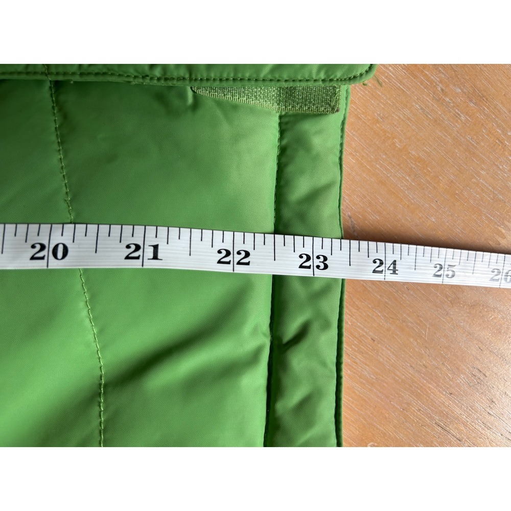 Burton Reversible Puffer Vest Green Pink Geometric Dot Girls XL Womens XS/S - Picture 12 of 12